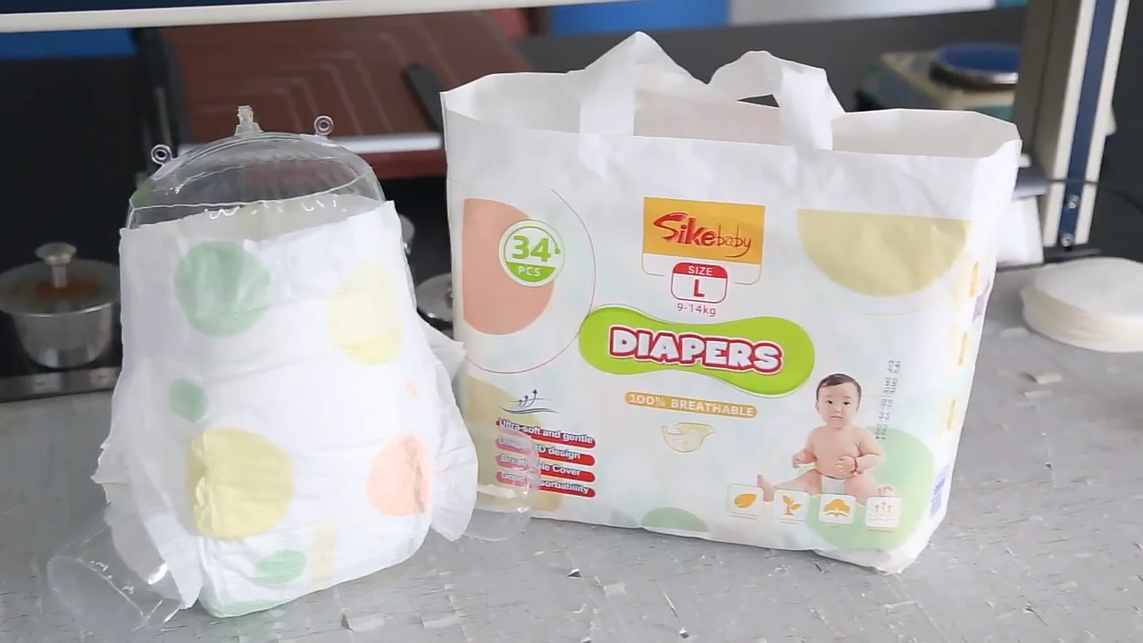 Disposable Fluff Pulp Huge Absorbency Pampers Baby Diapers Free