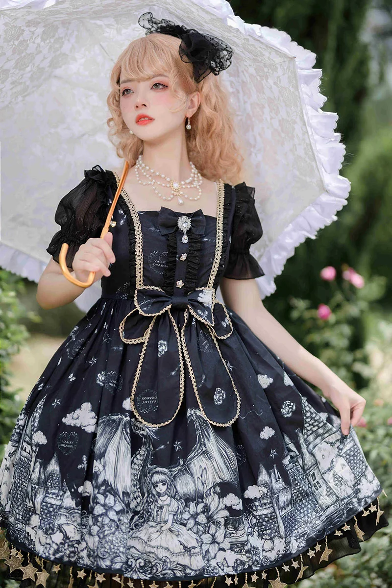 Anime Maou-Sama Retry Aku Cosplay Costume Halloween Carnival Party Woman  Gothic Lolita Dress + Shorts + Necklace 3-Piece Set,White,M: Buy Online at  Best Price in UAE 