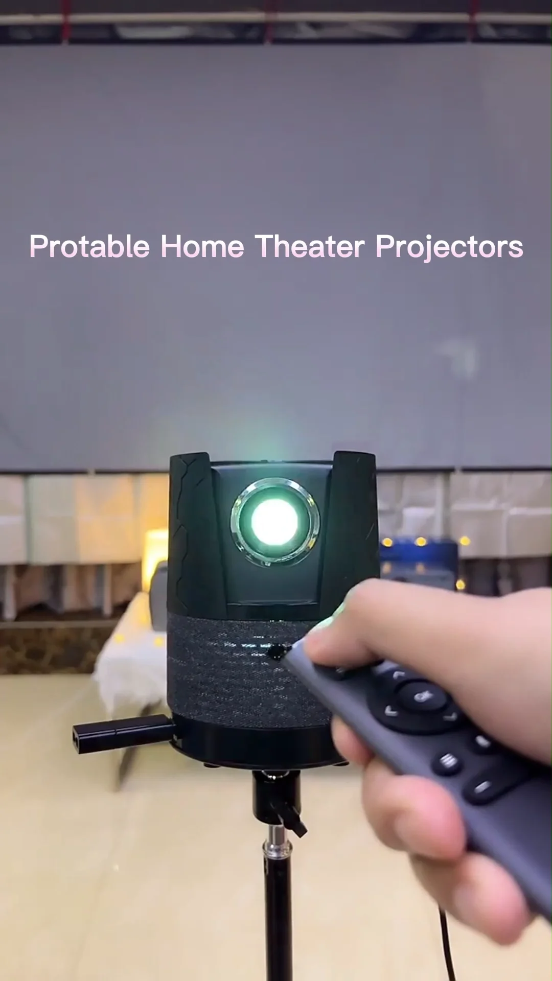 450 Ansi Auto Focus Proyector Wireless Mirroring Hd Home Theater Lcd