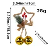 Five-pointed star bell gold