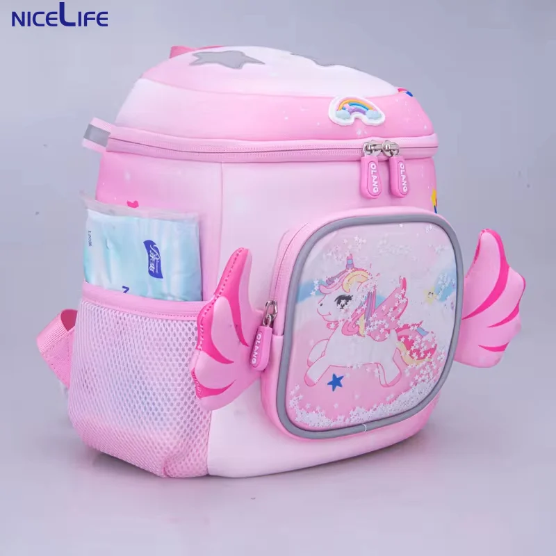 Unisex Lightweight Anti-Theft GPS Backpack for Preschool Kindergarten Little Kid Toddler School Nylon Lining Zipper Closure