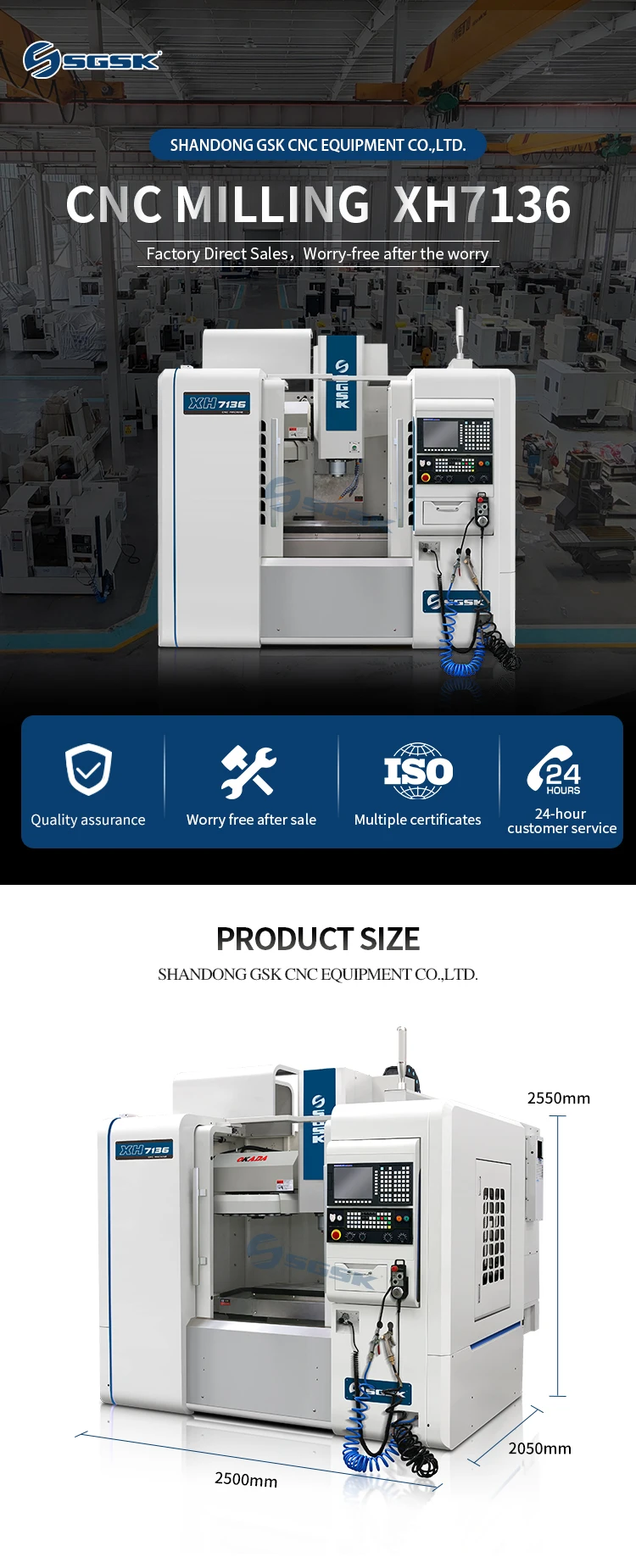 Milling Cnc Machine Xh7126/xk7126 Small Cnc Milling Machine 3 Axis ...