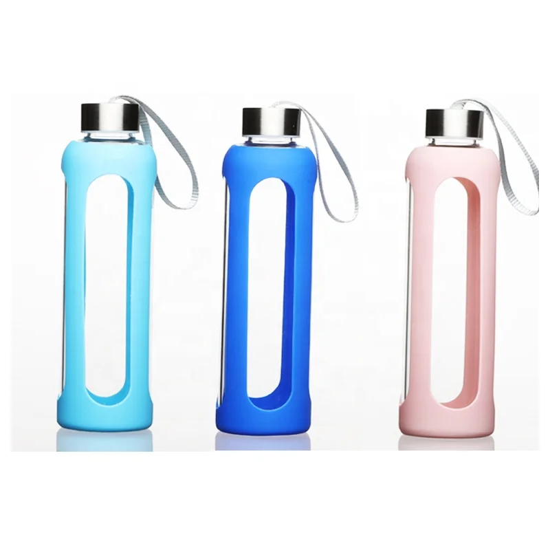 Portable 1000ml Protein Shaker High Borosilicate Glass Water