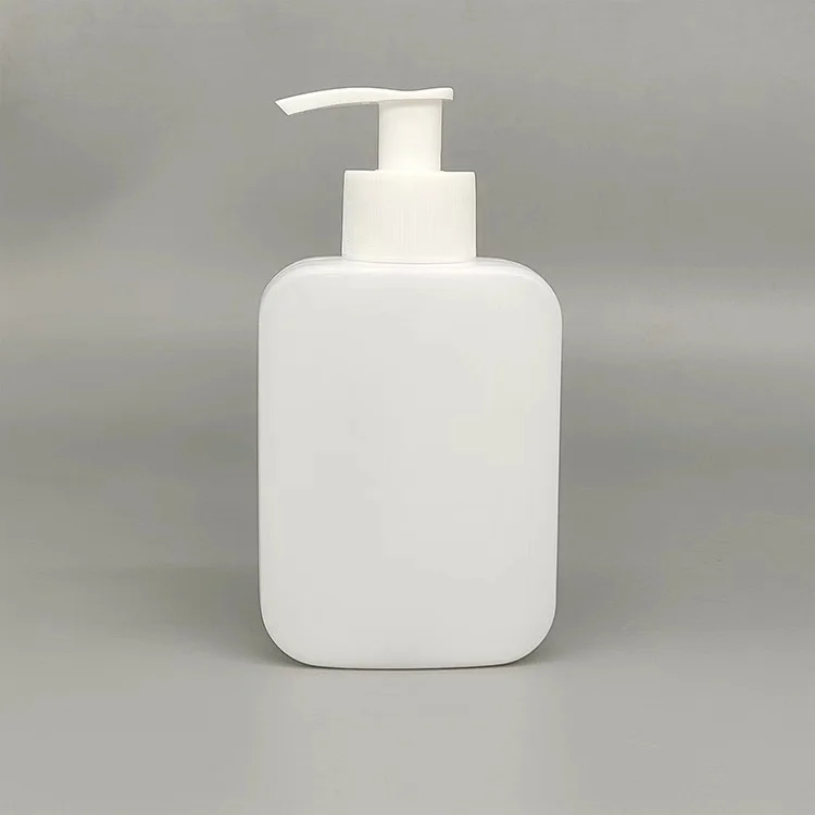 Wholesale Custom Cosmetic Body Wash Soap Plastic Bottle Body Rectangle
