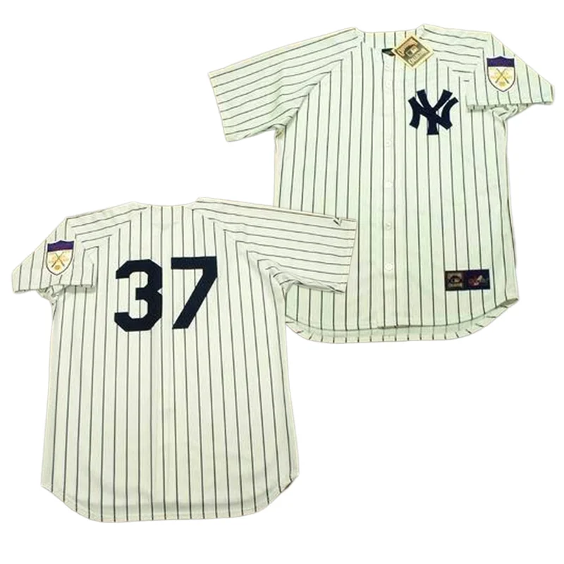 Wholesale Men's New York 35 MIKE MUSSINA 36 DAVID CONE 49 RON GUIDRY 51  BERNIE WILLIAMS 55 HIDEKI MATSUI Baseball Jersey Stitched S-5XL From  m.