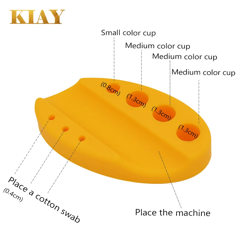 Держатель для чернил для тату, силиконовый держатель для чернил разных цветов