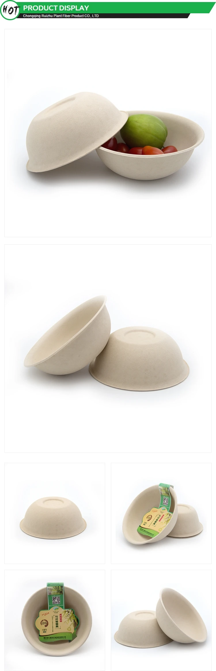 Compostable Natural Bamboo Plant Fibre Bowl With Low Price Buy Bamboo