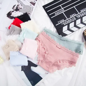 KK032 Wholesale Japanese Ladies Underwear Panty Teen Girls Korean Girl Style Cotton Girls Panties for Woman