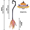 lor-printed orange net broom (bent handle)