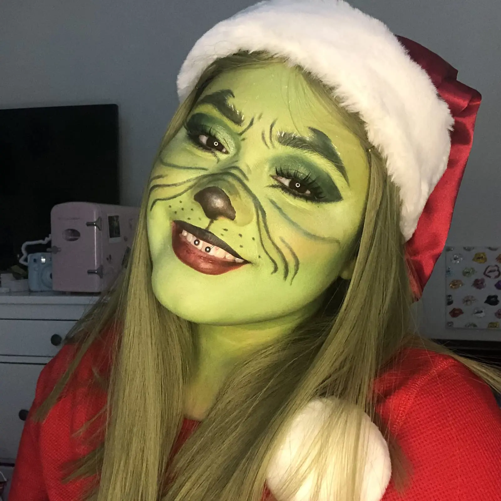 Рождественская краска для лица Grinch камуфляжная тела палочка крем Gamora