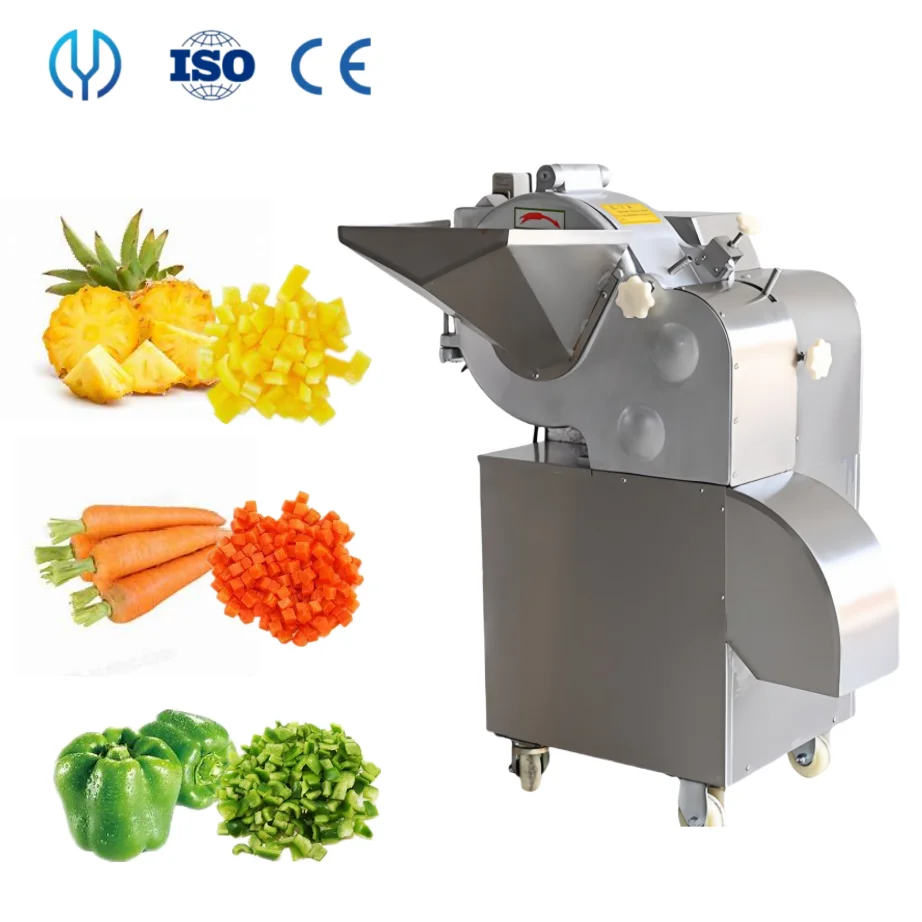 Multifunctional Green Onion Vegetable Carrot Potato Chopper/Shrimp Ham Cutting Machine /Banana Pineapple Mango Fruit Cutter