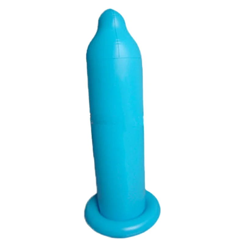 Durable PVC Large Inflatable Condom Display Plastic Big Fake Condom Blow up air Dancer for Promotion