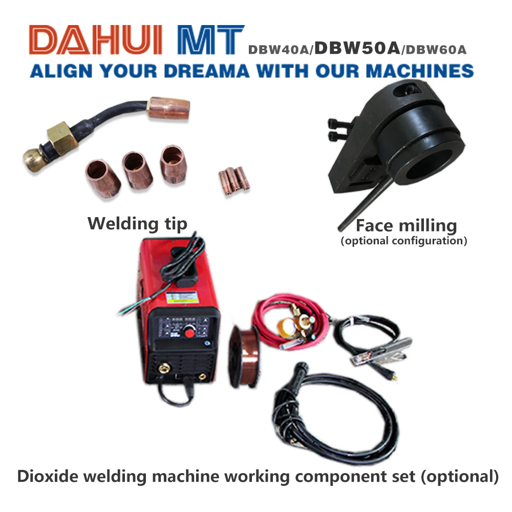 DBW50A Portable Horizontal Boring Welding Machine CNC With New Condition Featuring Core Components Engine Motor Spindle Bearing