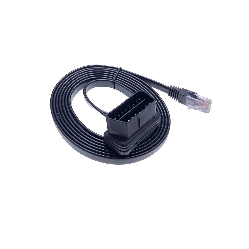 Alibaba.com: OBD2 16PIN male to RJ45 adapter, flat extension cable for ...