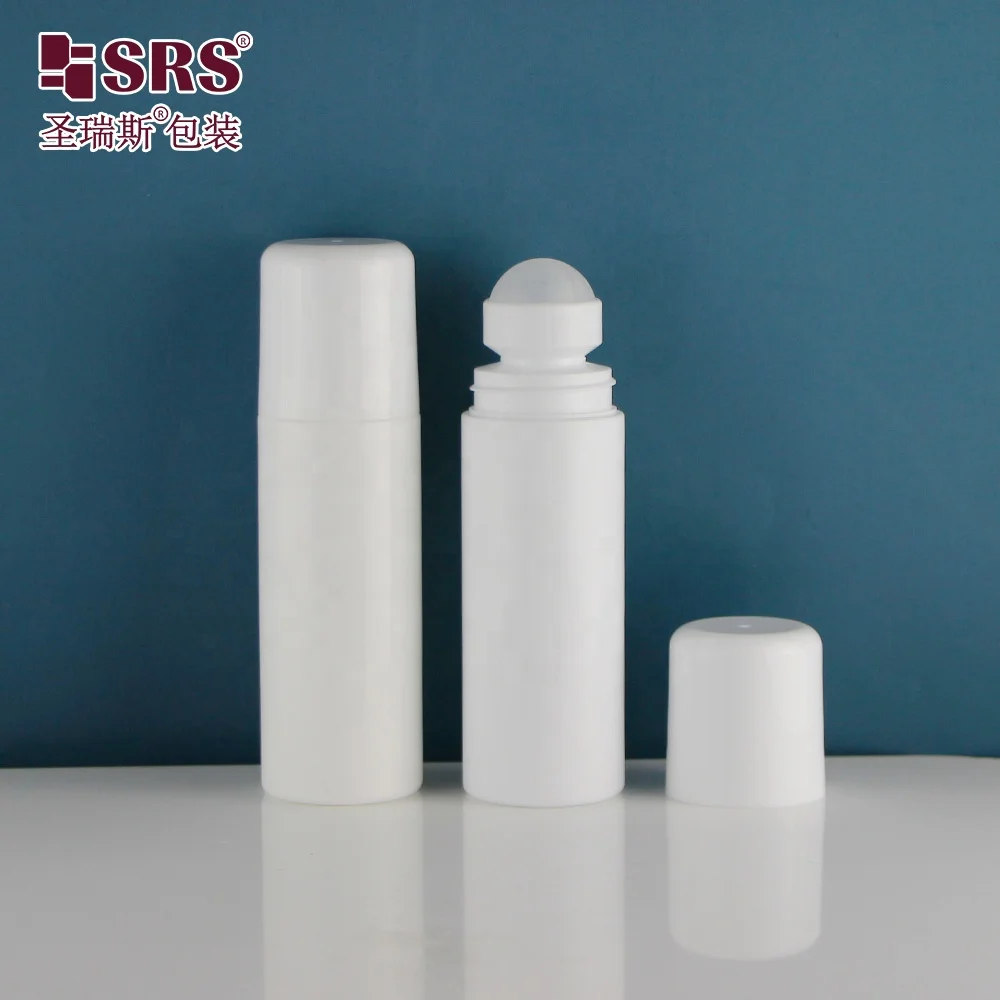 90ml 3oz Empty Roller Ball Deodorant Roll on Bottle Custom Pain Relief Gel Applicator Container