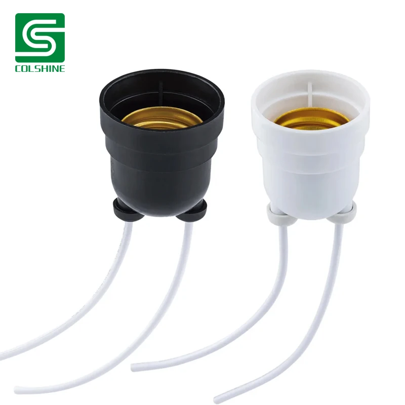 E27 Base Socket Bulb Lamp Holder Pendant Hanging Edison Screw Cap ...