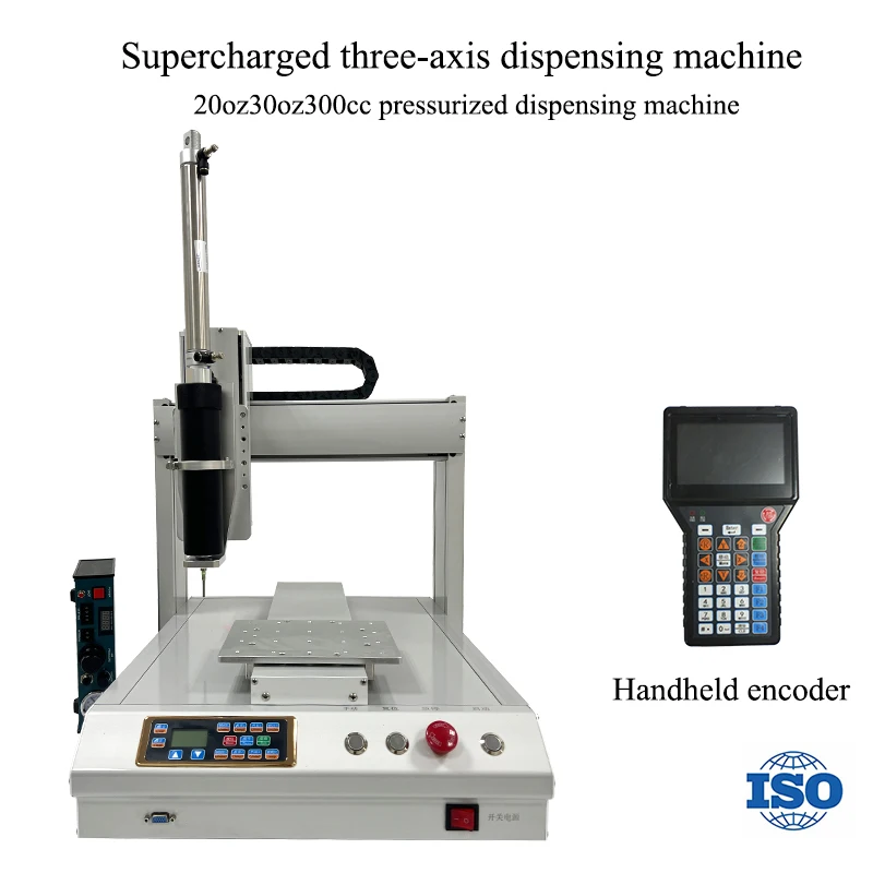 High Precision Automatic Glue Dispenser Desktop Pressurized Threeaxis