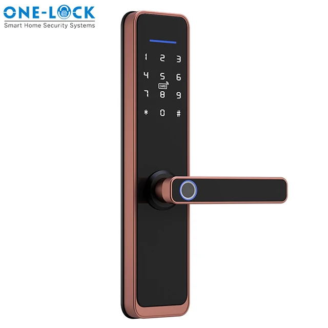 IC Card Digital Fingerprint Lock Password Code Home Hotel Smart Door Lock