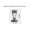 Silver(1PCS 58MM Coffee Tamper)