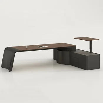 Executive Office table Customize desk adjustable table Light luxury CEO suspension table