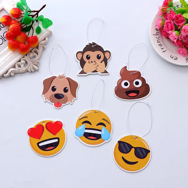 Promotional Perfume Hanging Car Air Fragrance Scented Cute Custom Paper ...