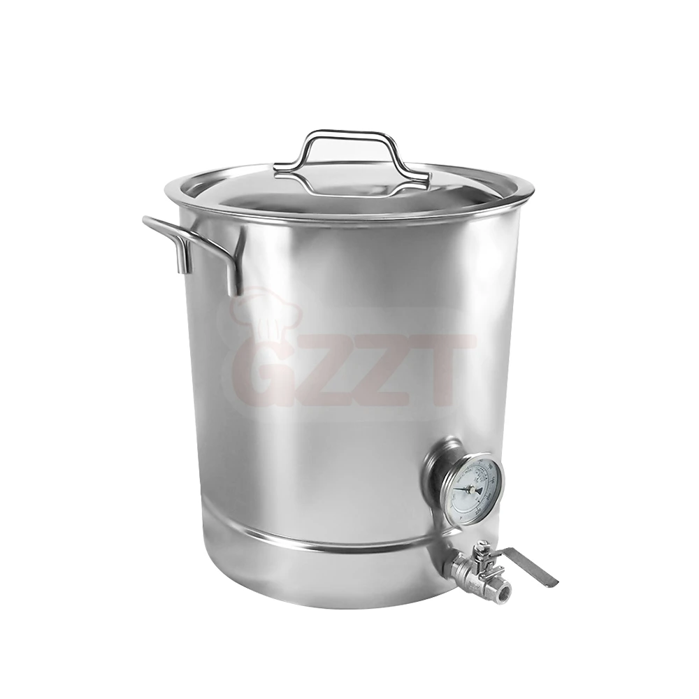 Фабрика OEM 6 галлонов-60 галлонов нержавеющая сталь 304 Мини домашняя микро-пивоварня ведро чайник горшок Домашнее пивоваренное оборудование