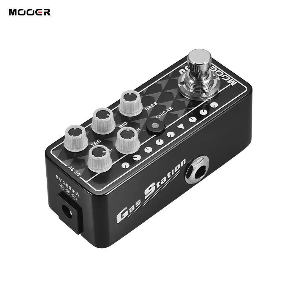 MOOER 001 Gas Station Digital Preamp Guitar Effect Pedal