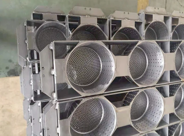 Commercial Fried Instant Noodles Machine Carbon Steel Frying Basket for Instant Noodle Production LIne