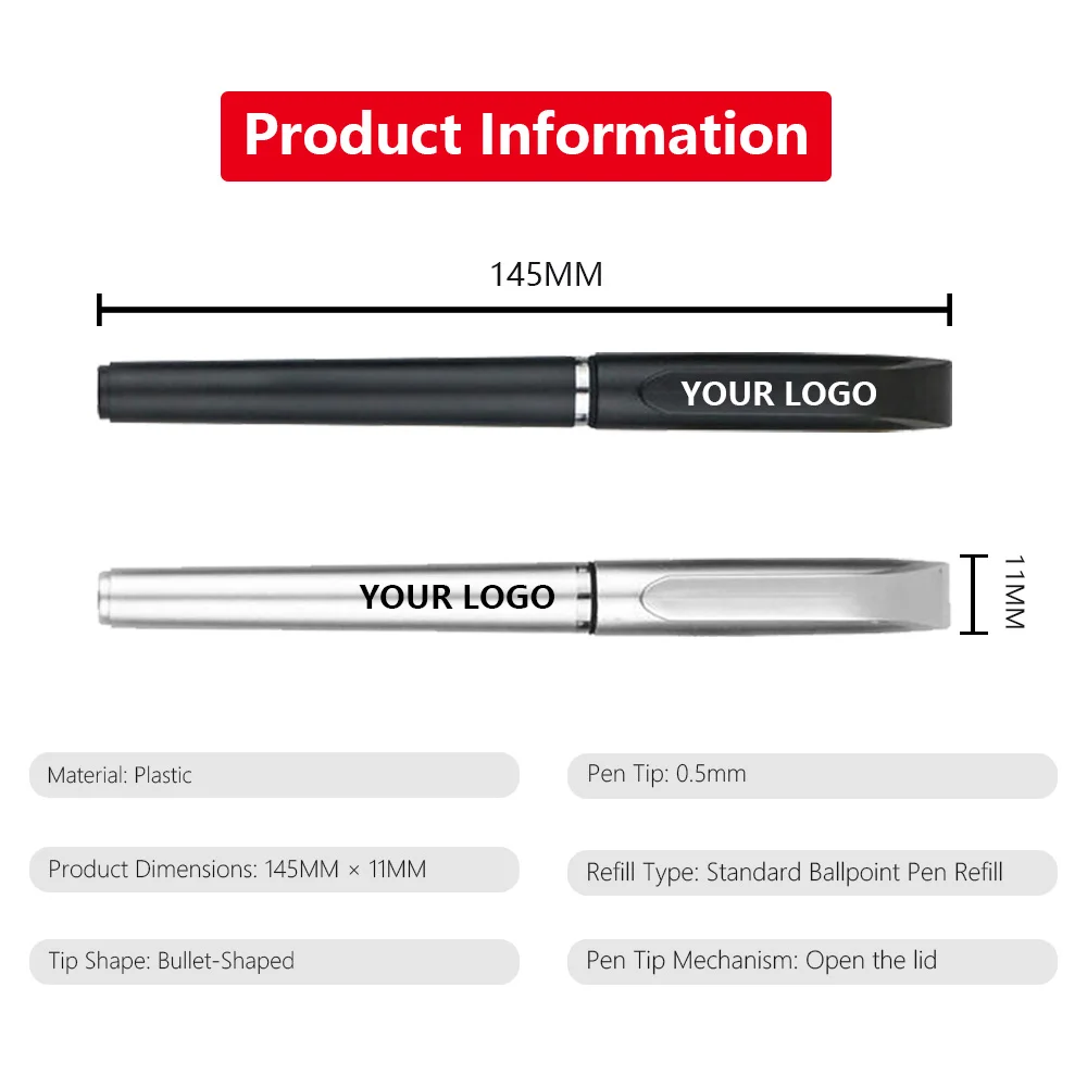 Multicoloured Gel Ink Pens For Stationery Set With Custom Logo_voghion.com