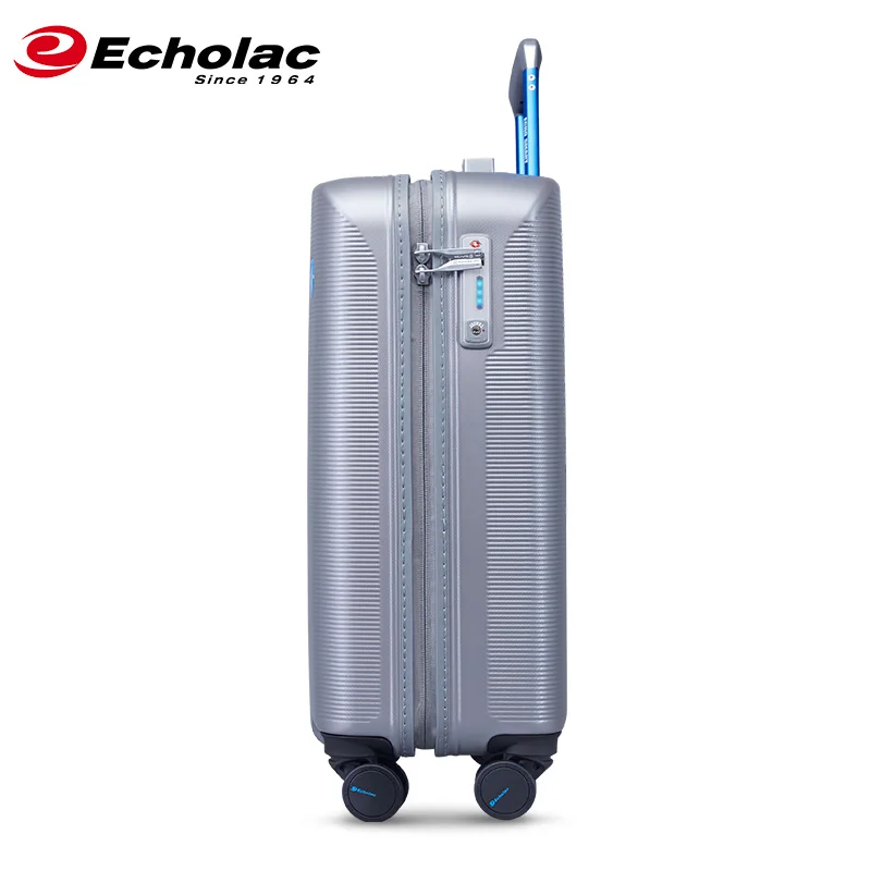 Smart Luggage Automatic Weighting and Alarm System PC Luxury Spinner Unisex ECHOLAC -SMART