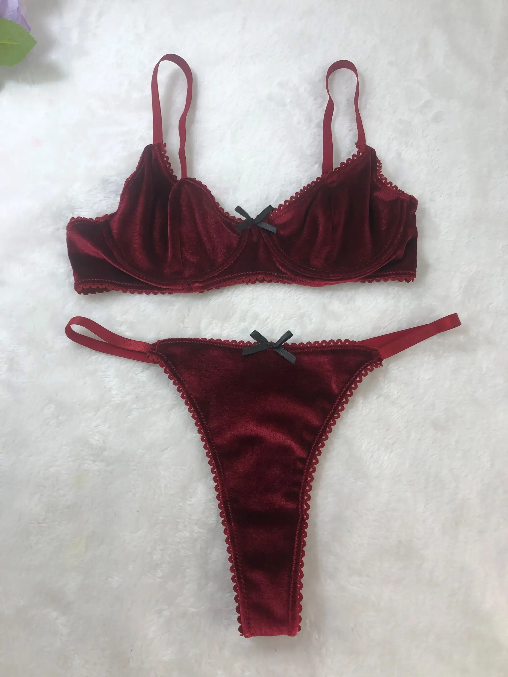 High Quality Red T-back Tight Bra