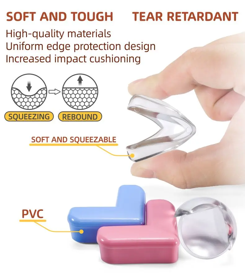 Transparent Baby Safety Protector Clear Corner Protection Self-adhesive Baby Proof Corner Protect Kids From Being Hurt