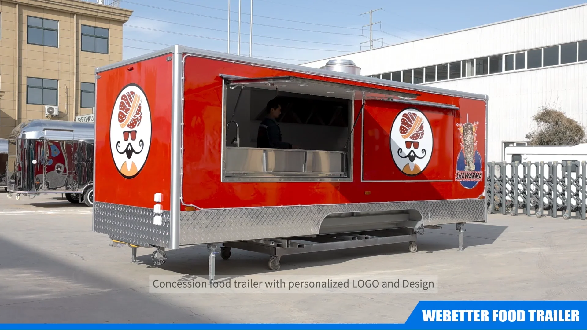 Webetter Airstream Concession Trailer Mobile Pizza Truck Square ...