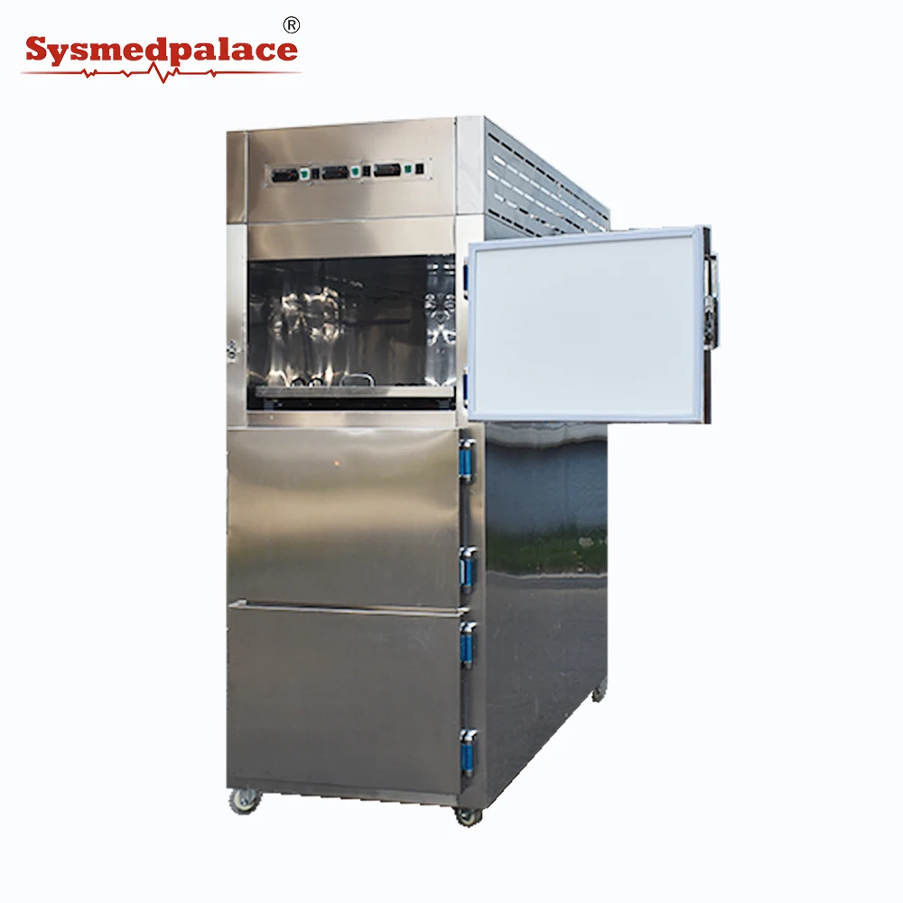 Medical Cadaver Refrigerator Casket Funeral Coffin 3 Drawer Mortuary Refrigerator Price