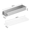 40*10*6 cm con coperchio in acrilico Argento