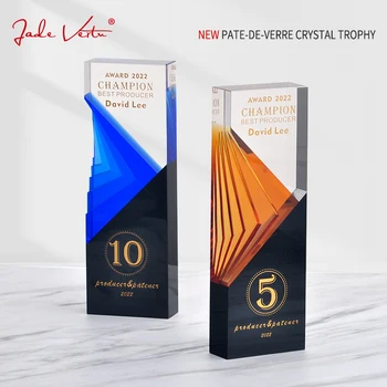 2022 original patent new product crystal glazed trophy corporate anniversary celebration company annual meeting award creative t