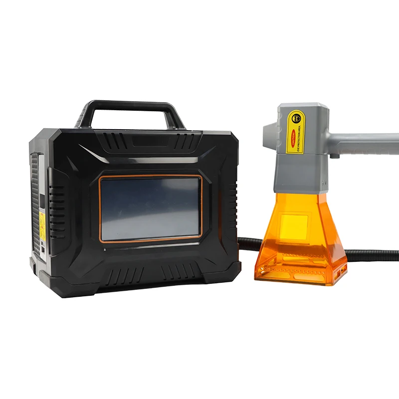 Cheap Low Price Mini Handheld 20W Car Tire Barcode Printing Fiber Laser Marking Machine