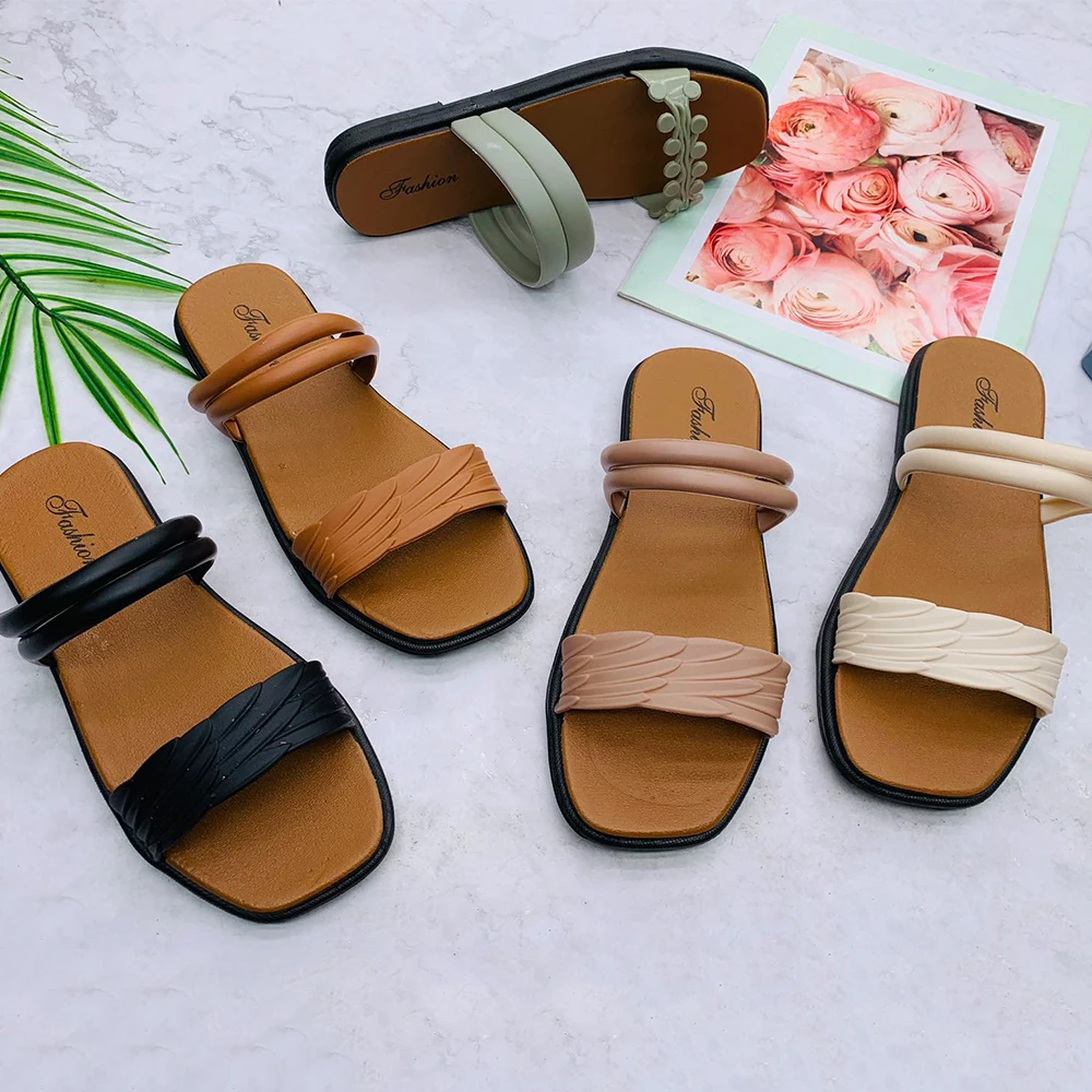 Factory Ladies Sandals New Design Latest Anti-slippery Chappal Sandal Slide Slipper for Girls