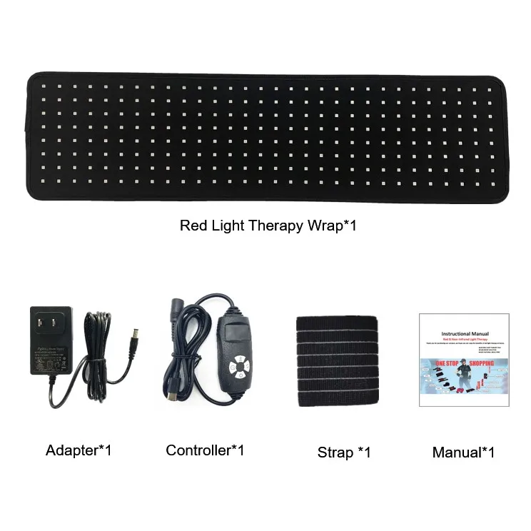 20x80cm Wrap Pad Red Light Therapy For Shoulder Back Elbow At Home Use LED Light Therapy Device factory