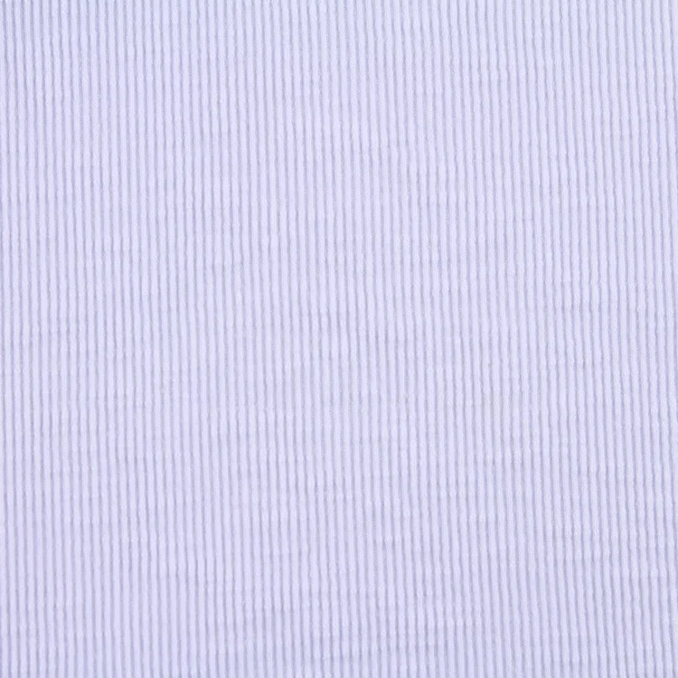 Китай, Новая Модная белая ребристая трикотажная тянущаяся ткань из японского полиэстера для платья