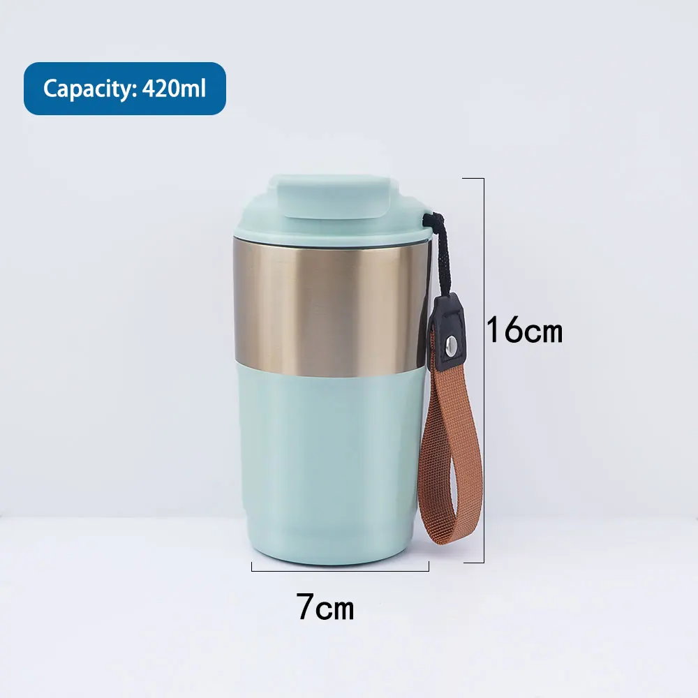 Restock Available 420ml Gold Design Insulated Stainless Steel Coffee ...