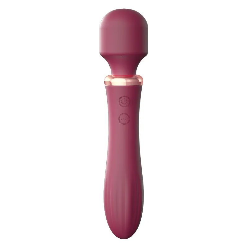 10 Modes Double Headed Dual Vibrating Av Wand Massager Heating  G Spot Clitoris Stimulator Vaginal Vibrator Sex Toys for Woman