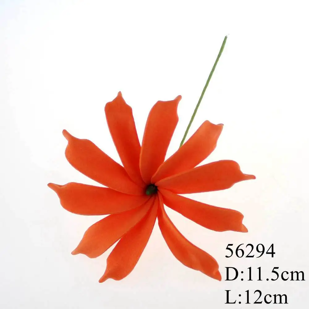 Wholesale 56294 Eva Foam Frangipani Hawaiian Flower Plumeria Hair Clip