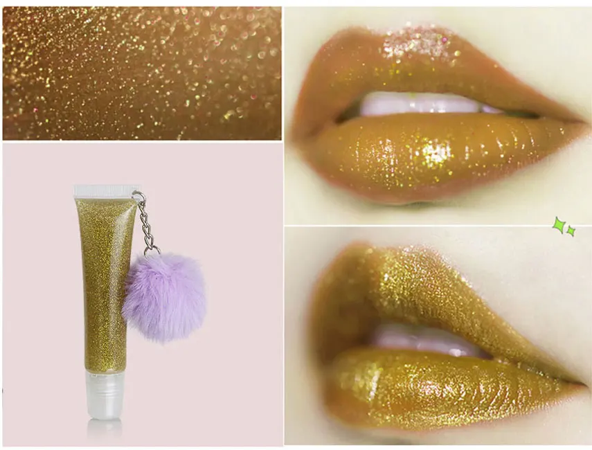 Оптовая торговля СТМ 10 мл 20 мл блеск для губ метка частного назначения сжатия трубка блеск для губ с буфами на рукавах мяч цепочка для ключей