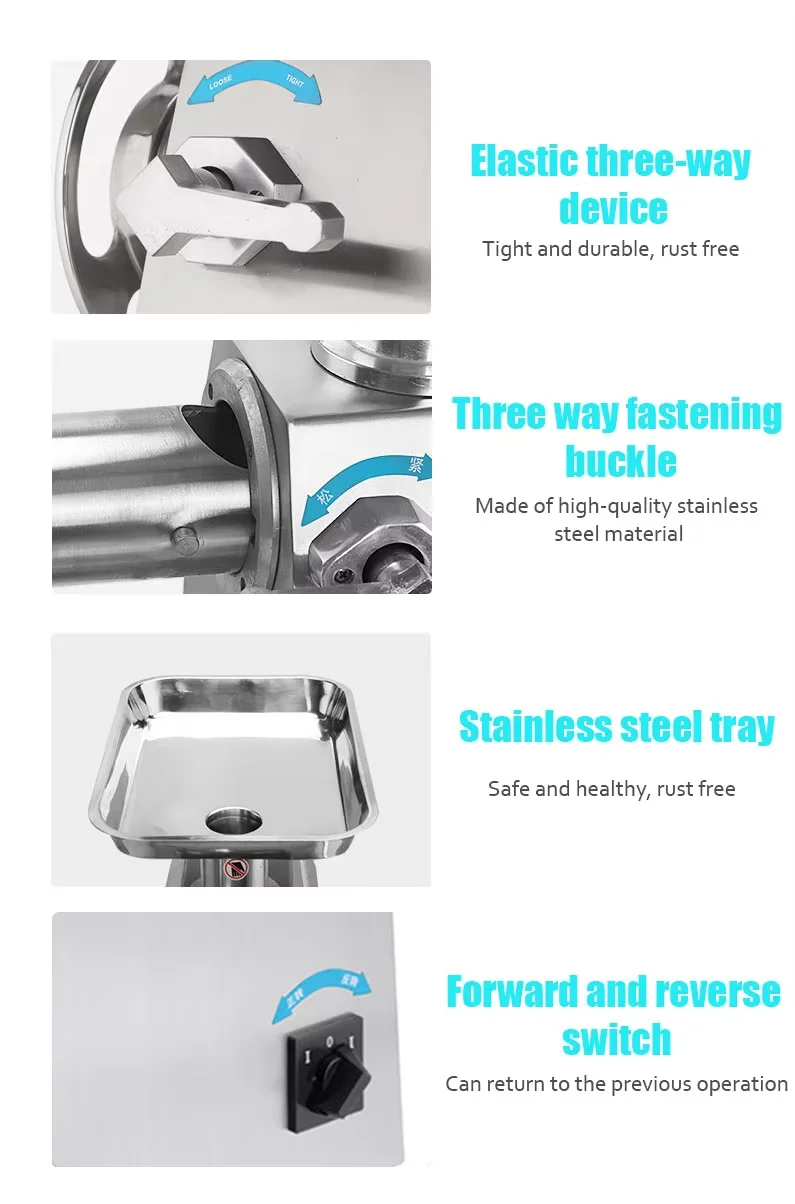 product jinkun commercial yk 12w electric meat grinder easy clean new condition-3