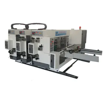 Automatic Corrugated Box Flexo 2 Colors Mini Printer Slotter Die-cutter ...