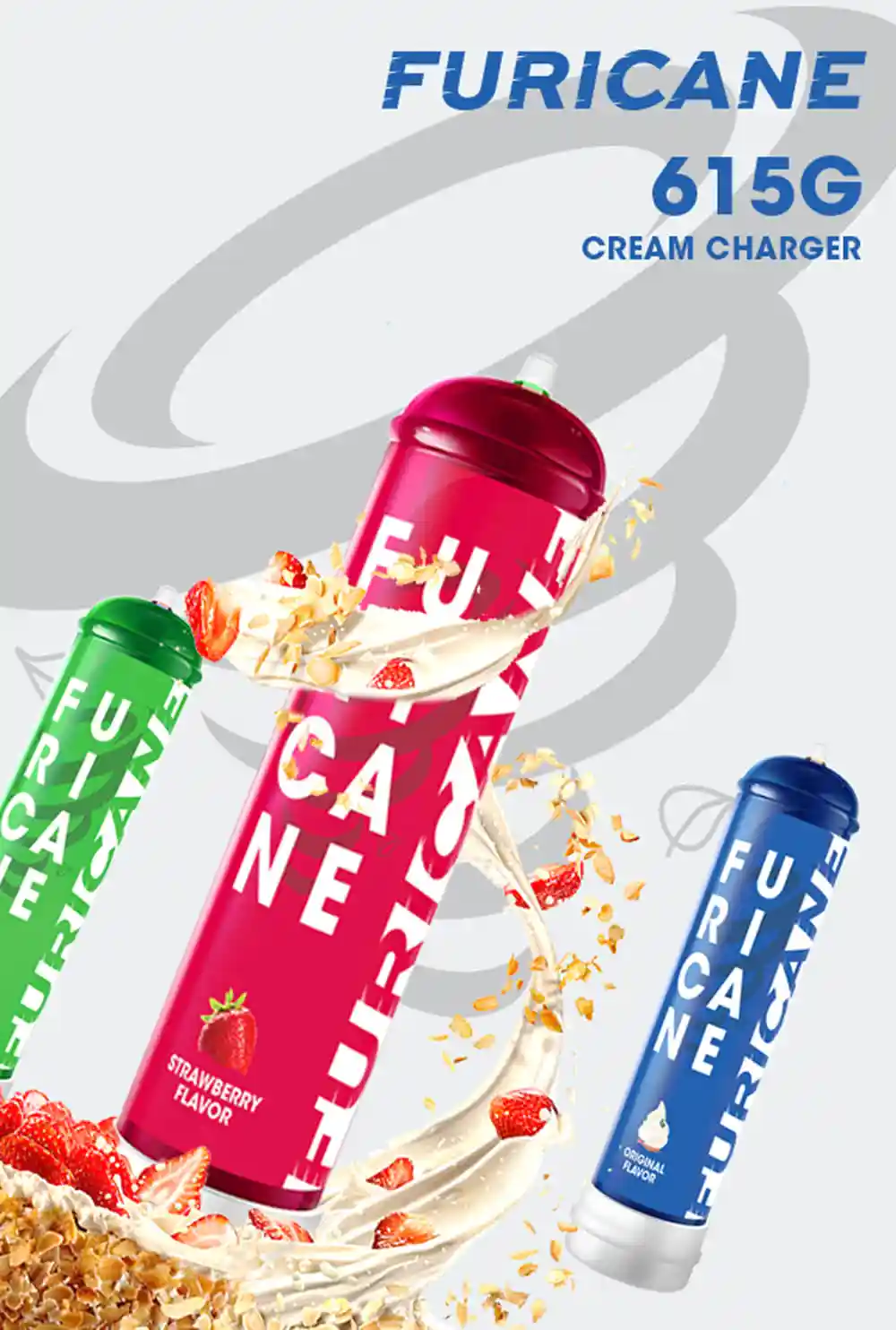 China Factory Price 2.2l Cream Chargers Whipped Dessert Tool 1100g