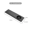 Nero Slim Foro Quadrato L