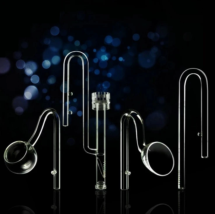 Aquarium ADA Style 13/17mm Glass Lily Pipe Inflow Outflow