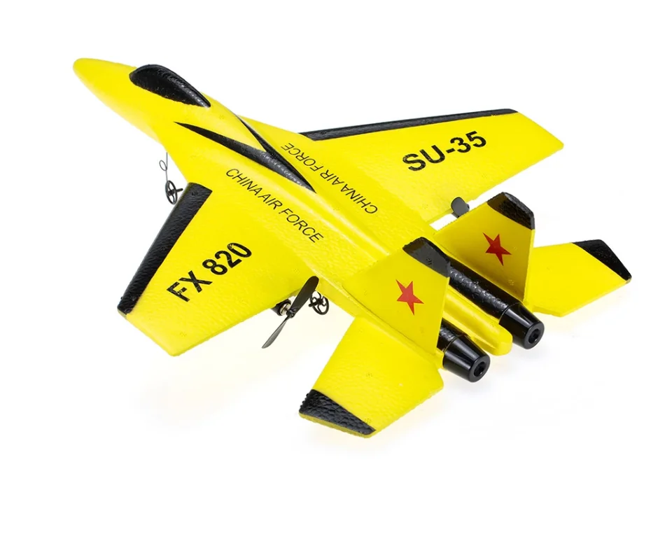 FX-820 RC グライダー 2.4G 2CH ラジコン SU-35 グライダー 290mm 翼幅 EPP マイクロ 室内用 RC 固定翼飛行機